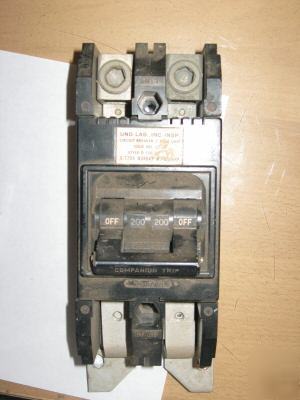 Murray 200 amp main breaker style d great shape