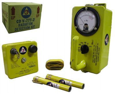 Radiation detector kit fema calibrated & tested nos