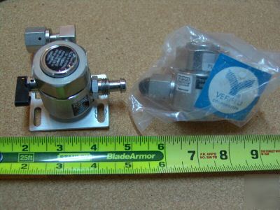 Veriflow flv 110A valve setting is 30K cc/min @1000 psi