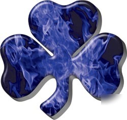 Firefighter shamrock decal reflective 2