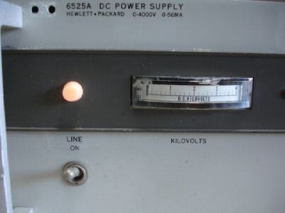 Hp 6525A dc power supply 0-4000V 0-50MA reduced to sale