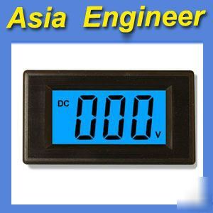 3 1/2 blue lcd digital volt panel meter dc 0-2V