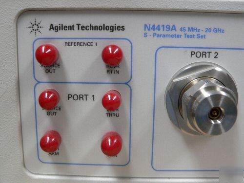 E8362B & N4419A 10MHZ-20 ghz opt 014 network analyzer