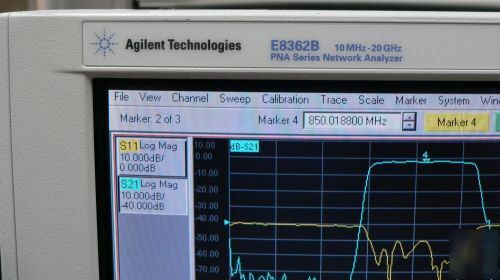 E8362B & N4419A 10MHZ-20 ghz opt 014 network analyzer