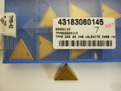 Valenite insert tpmr 222 2A VN8/ qty. 7