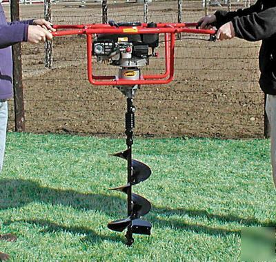 New gas powered post hole digger 3.8 hp speeco 