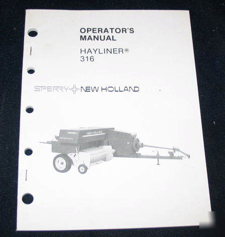 New holland model 316 hayliner