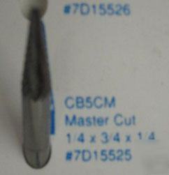 Brilliant abrasives 7D15525 - (50384) solid carbide bur