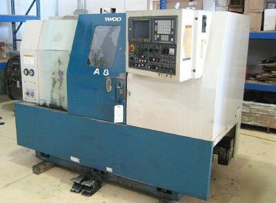 Daewoo puma 8S cnc turning center lathe, fanuc - doosan