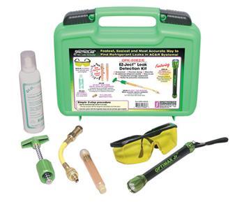 Optimax jr fluorescent leak detector kit and lamp