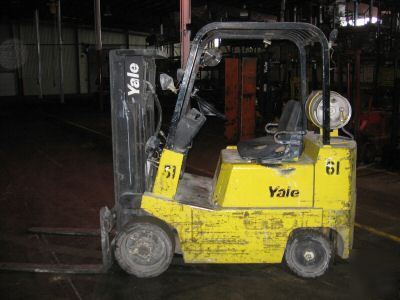 Yale 4000 lb. forklift fork lift truck good runner 