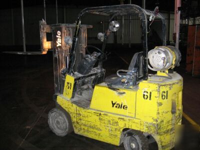 Yale 4000 lb. forklift fork lift truck good runner 