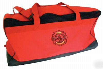  firefighter duffle bag w/maltese cross logo