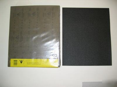 1951 9 x 11 320 grit abrasive sanding paper