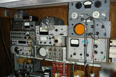 Assorted electronic test equipment