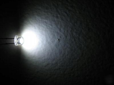 100PCS 4.8MM 90DEGREE white leds 