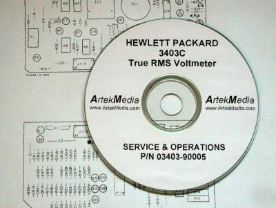 Hp 3403C operating & service manual