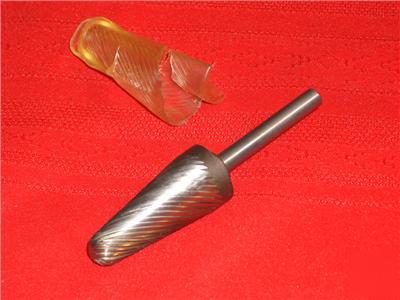 Hss radius end bur - 14DEGREE included angle 1/4