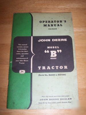 John deere model 