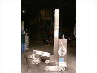 Servo lift drum lifter, model MMDL150, 100 kg capacity,