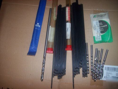 Lot of 31 drill bits long and jobber- usa- aircraft