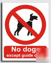 No dogs x g.dogs sign-s. rigid-300X400MM(pr-019-rm)