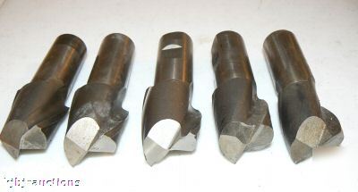 5 milling cutters 2 flute end mills 1 3/8