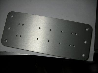 Anodized aluminum plate 3 1/2