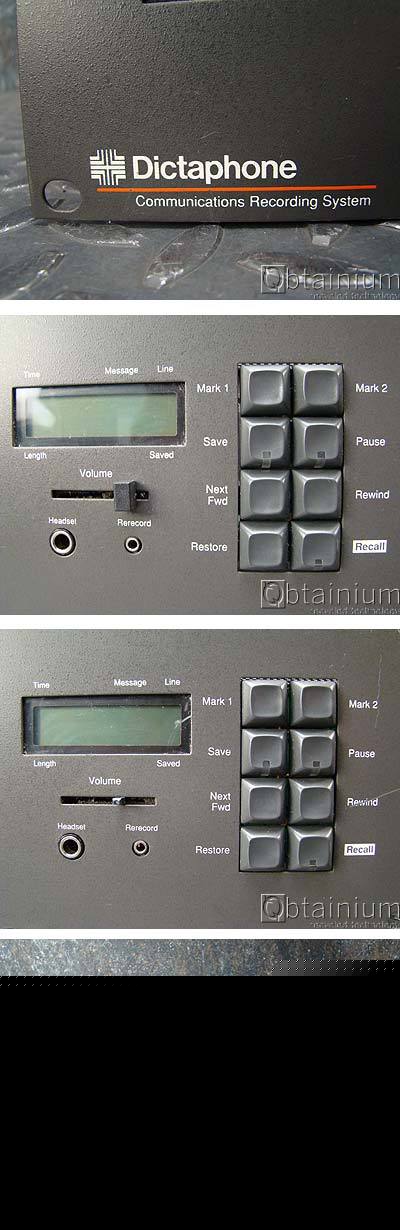 Dictaphone 6600 communications recording system control