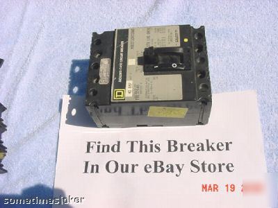 Fpe - 20 amp - 240 volt - 2 pole ventage used breaker