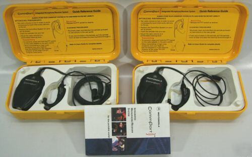 Motorola commport microphone receiver surveillance