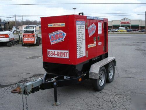 Towable diesel generator- baldor ts-45T tow behind