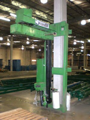 Used stretch wrapper pallet wrapping machine