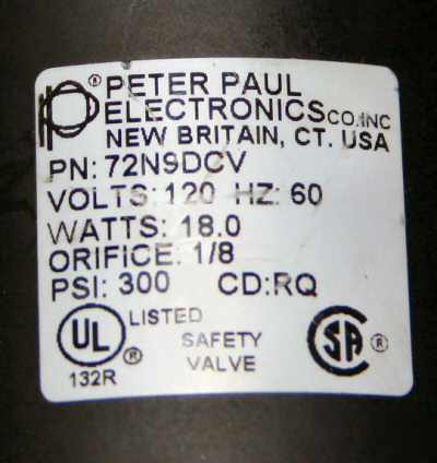 2 peter paul - electronic solenoid valves - npt 72N9DCV