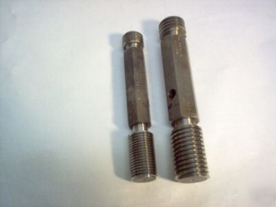 2 single start acme go/no go thread plug gages