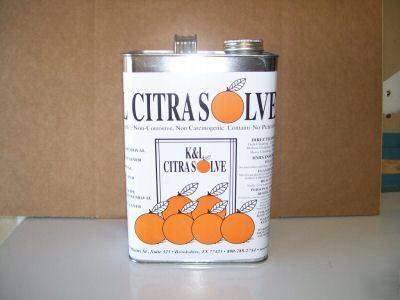 Citrasolve w grease,tar,asphalt,cosmoline remover 1 gal