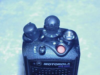 Motorola xts-5000 vhf fpp radio with extras