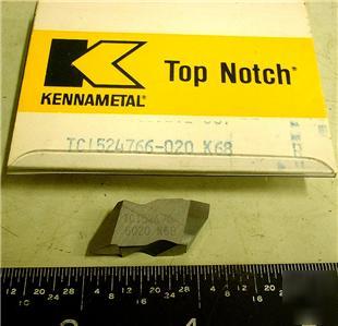 New 4 kennametal topnotch TC1524766 020 K68 inserts