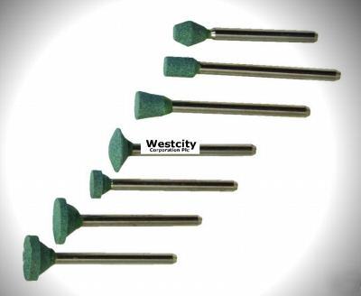 New 7 piece silicon stones on mandrels 245055