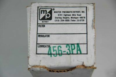 New lubricator master pneumatic-detroit 456-3PA surplus 