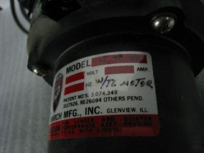 New march pump ac-5C-md, ac baldor electric motors, 