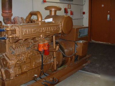 Allis-chalmers diesel generator 275 kw 3 phase 