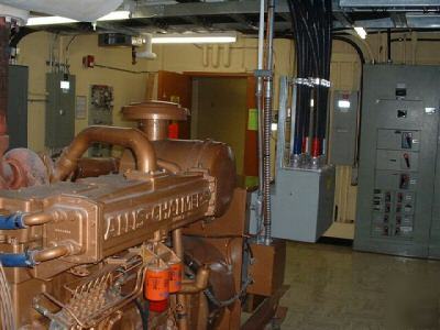 Allis-chalmers diesel generator 275 kw 3 phase 