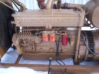 Allis-chalmers diesel generator 275 kw 3 phase 