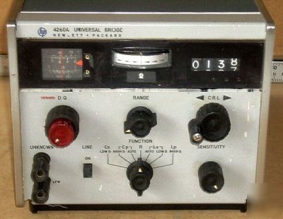 Hp agilent 4260A universal bridge 1 khz /ext.20HZ 20KHZ