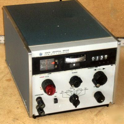 Hp agilent 4260A universal bridge 1 khz /ext.20HZ 20KHZ