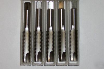 New 5-pack hss spiral point plug taps 3 flute 1/2-20