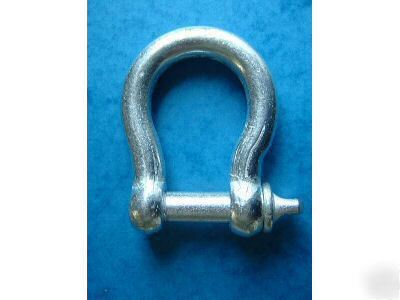 New brand 16MM tested 800 kilos galvanised bow shackles