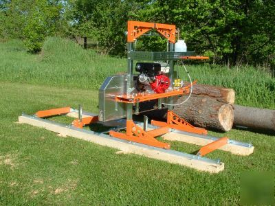 New sawmill - brand- 8 hp norwood bandmill just $2,990