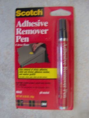 New scotch citrus based adhesive remover pen - /mib